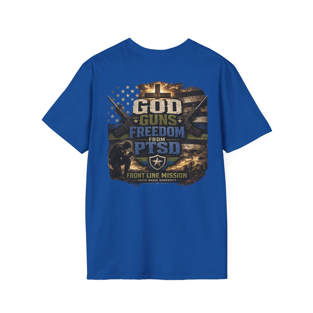Florida Front Line Mission Tee — Small Chest Logo Volunteer/Charity T-Shirt