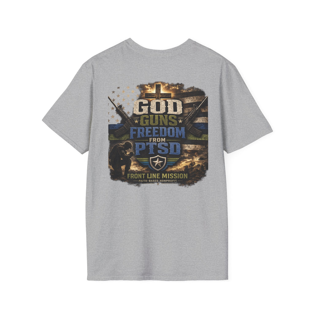 Florida Front Line Mission Tee — Small Chest Logo Volunteer/Charity T-Shirt
