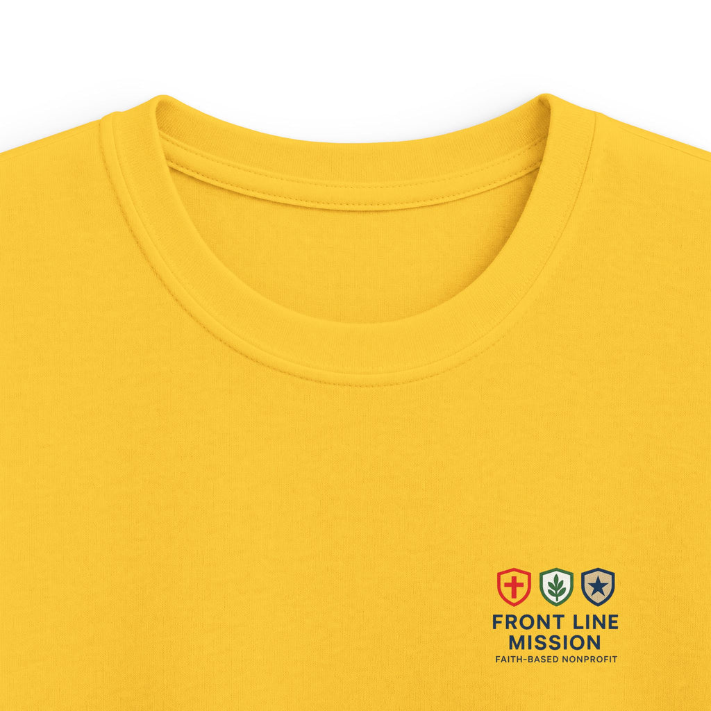 At Front Line Mission Kids T‑Shirt — First Responders Tribute Tee