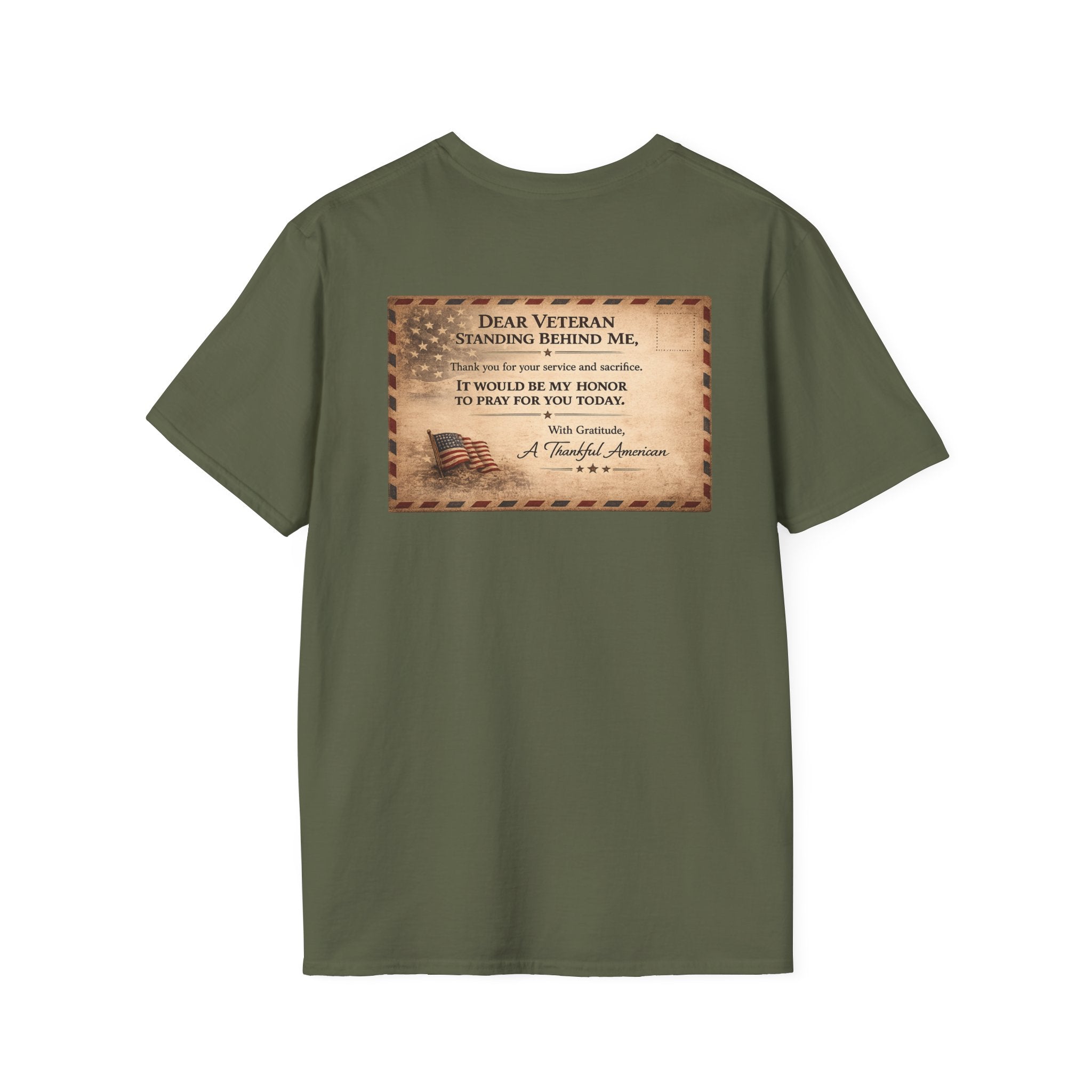Front Line Mission Logo T‑Shirt — Minimal Small Chest Graphic