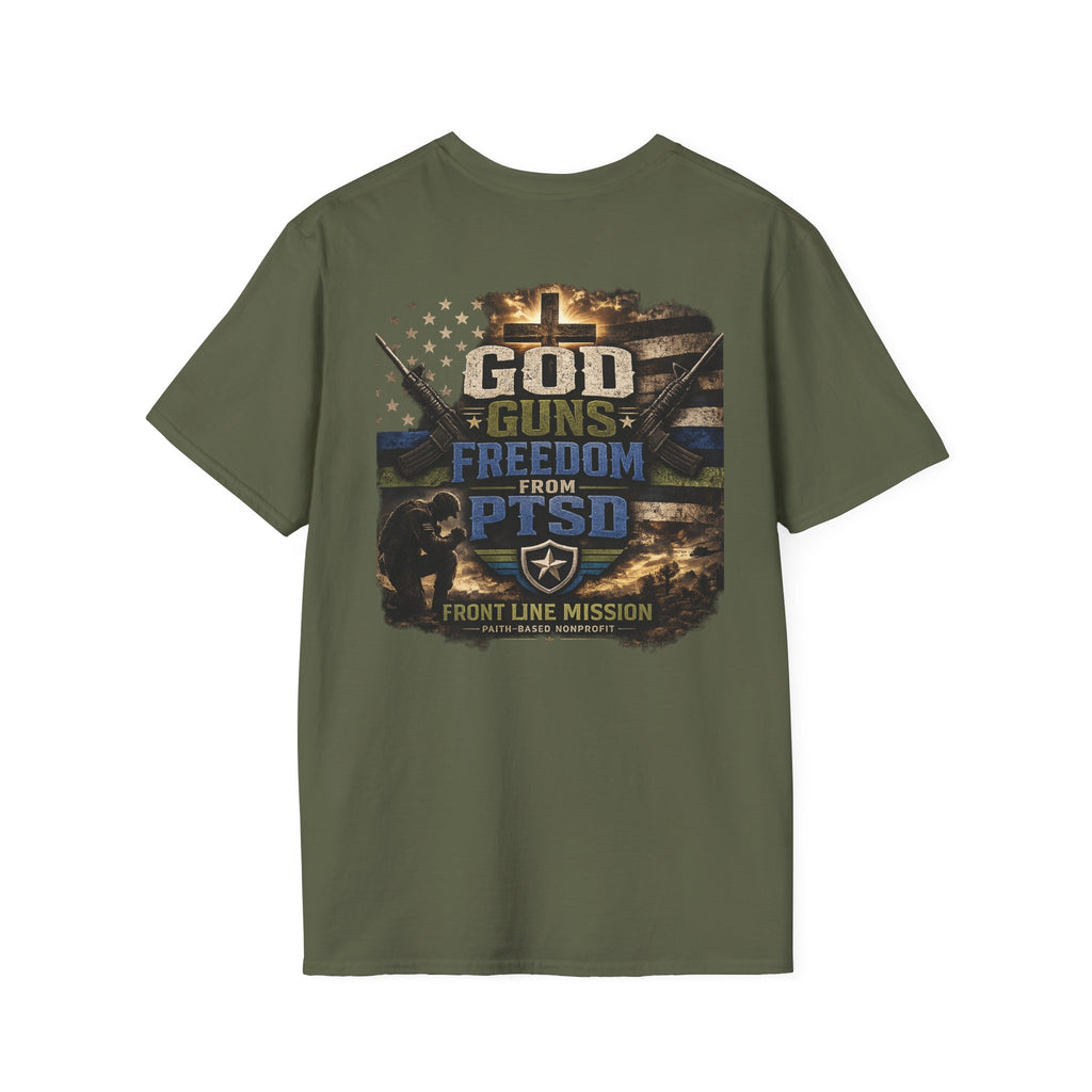 Florida Front Line Mission Tee — Small Chest Logo Volunteer/Charity T-Shirt