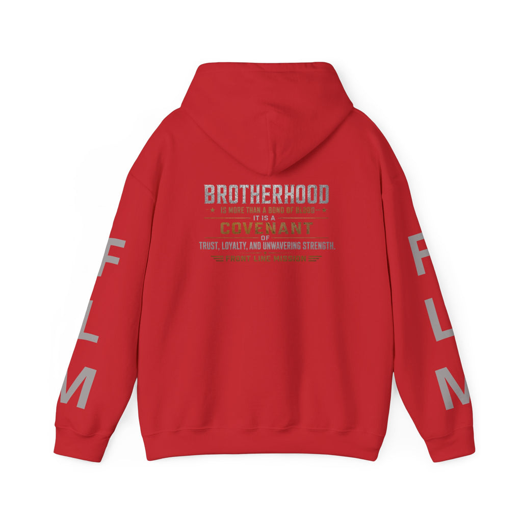 Front Line Mission Brotherhood Hoodie — Covenant Veteran Support Pullover