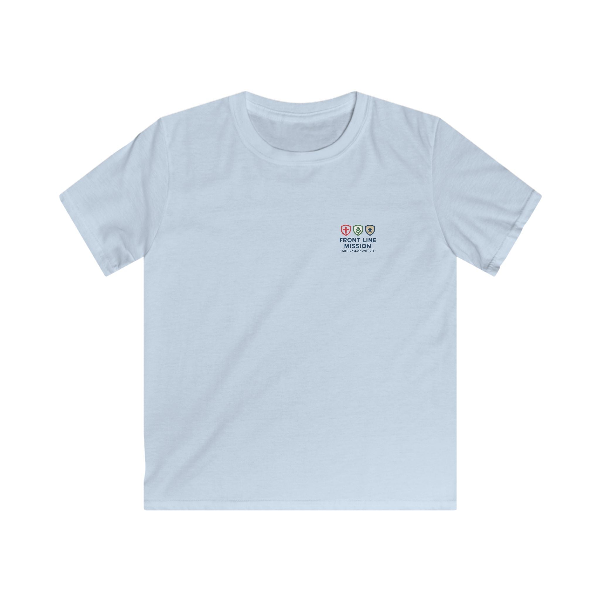 At Front Line Mission Kids T‑Shirt — First Responders Tribute Tee