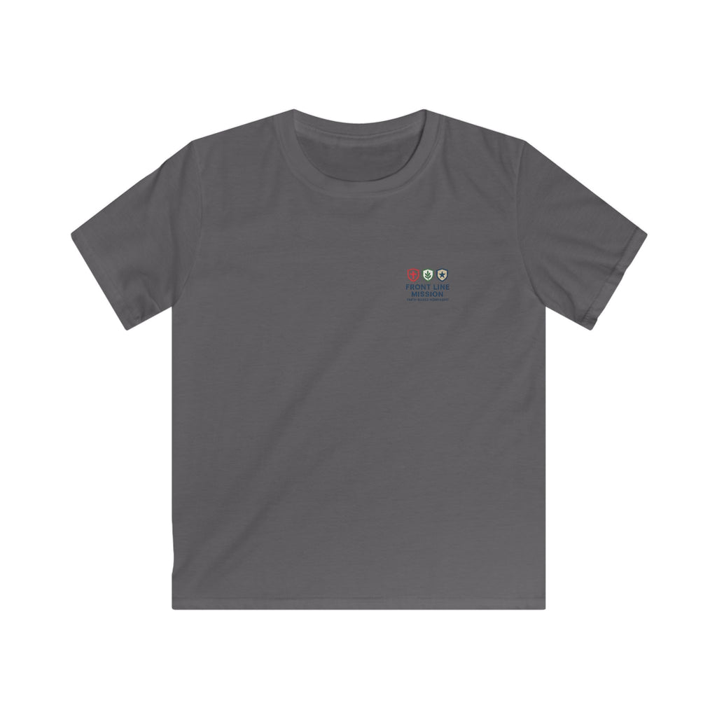At Front Line Mission Kids T‑Shirt — First Responders Tribute Tee