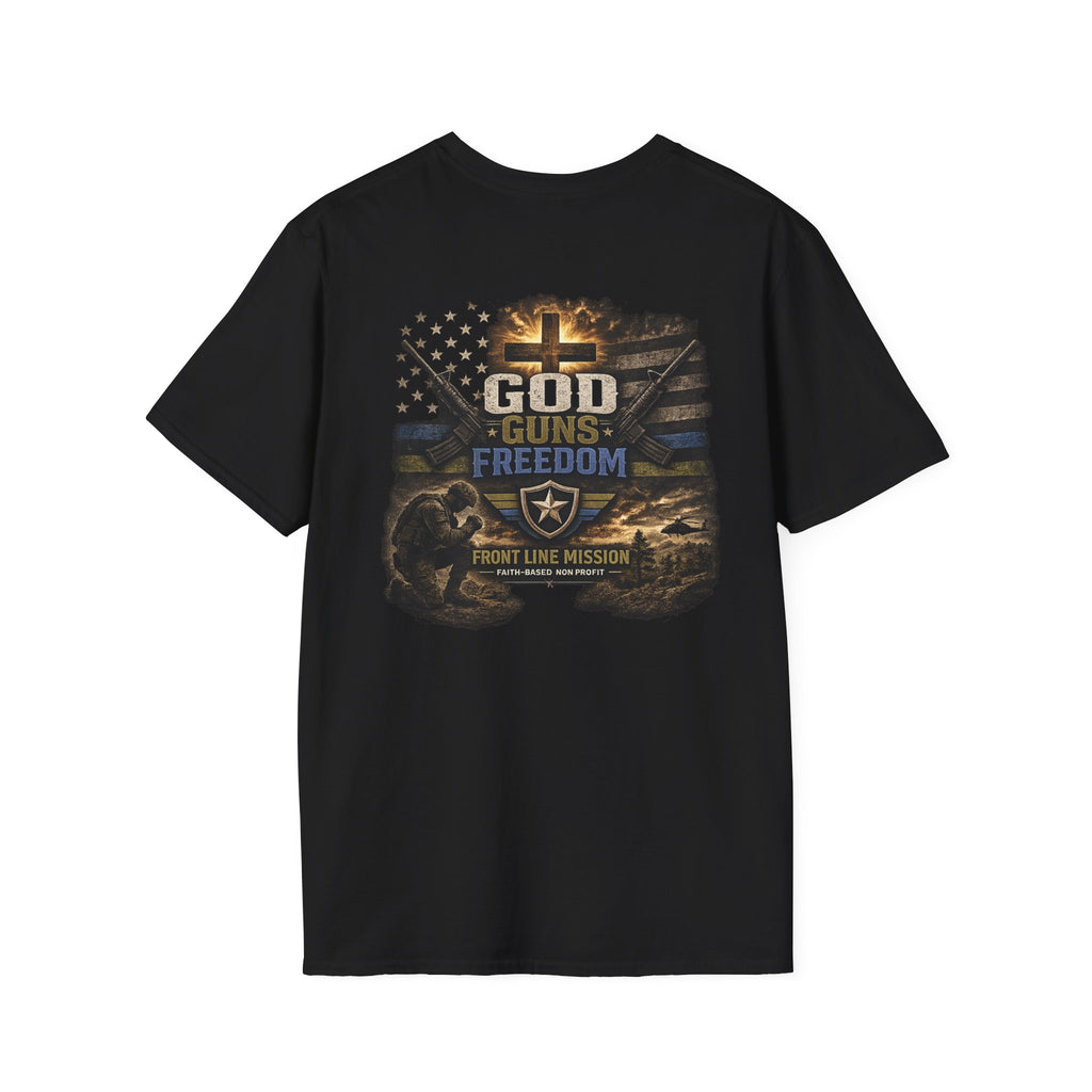 Florida Front Line Mission Tee — Small Chest Logo Volunteer/Charity T-Shirt