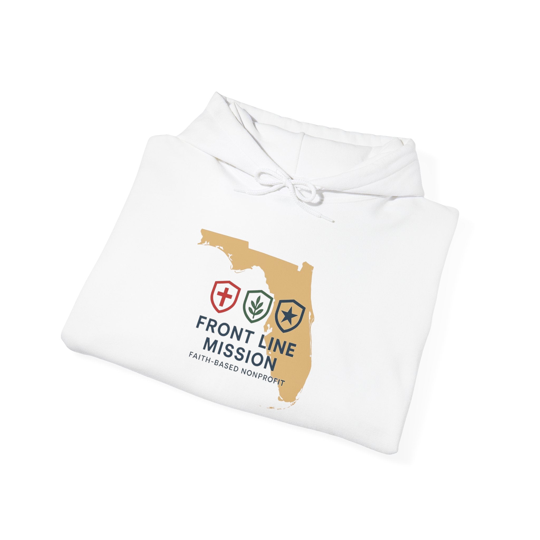Front Line Mission Florida Hoodie — 'Need. Pray. Tap My Shoulder' Relief Support Hoodie