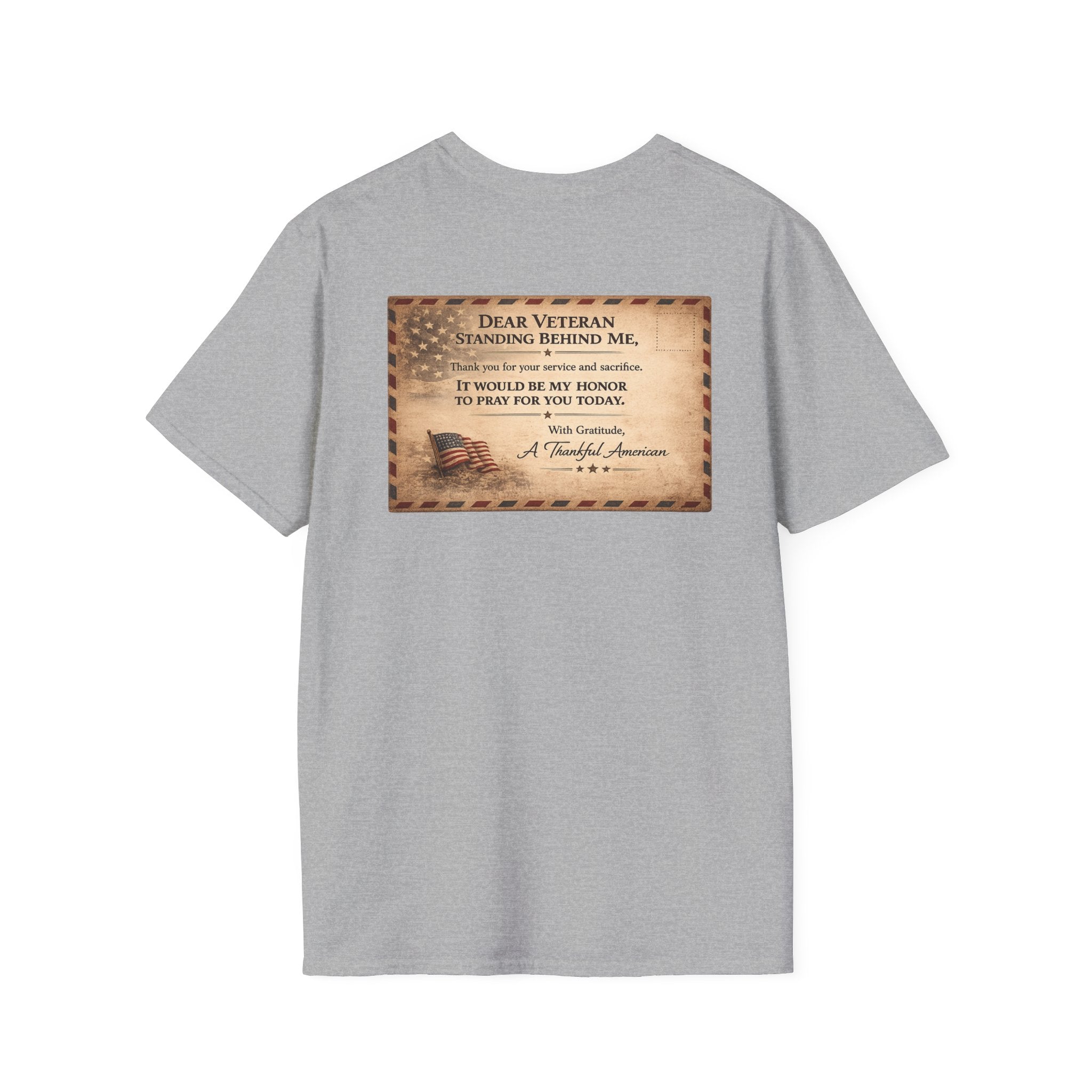 Front Line Mission Logo T‑Shirt — Minimal Small Chest Graphic