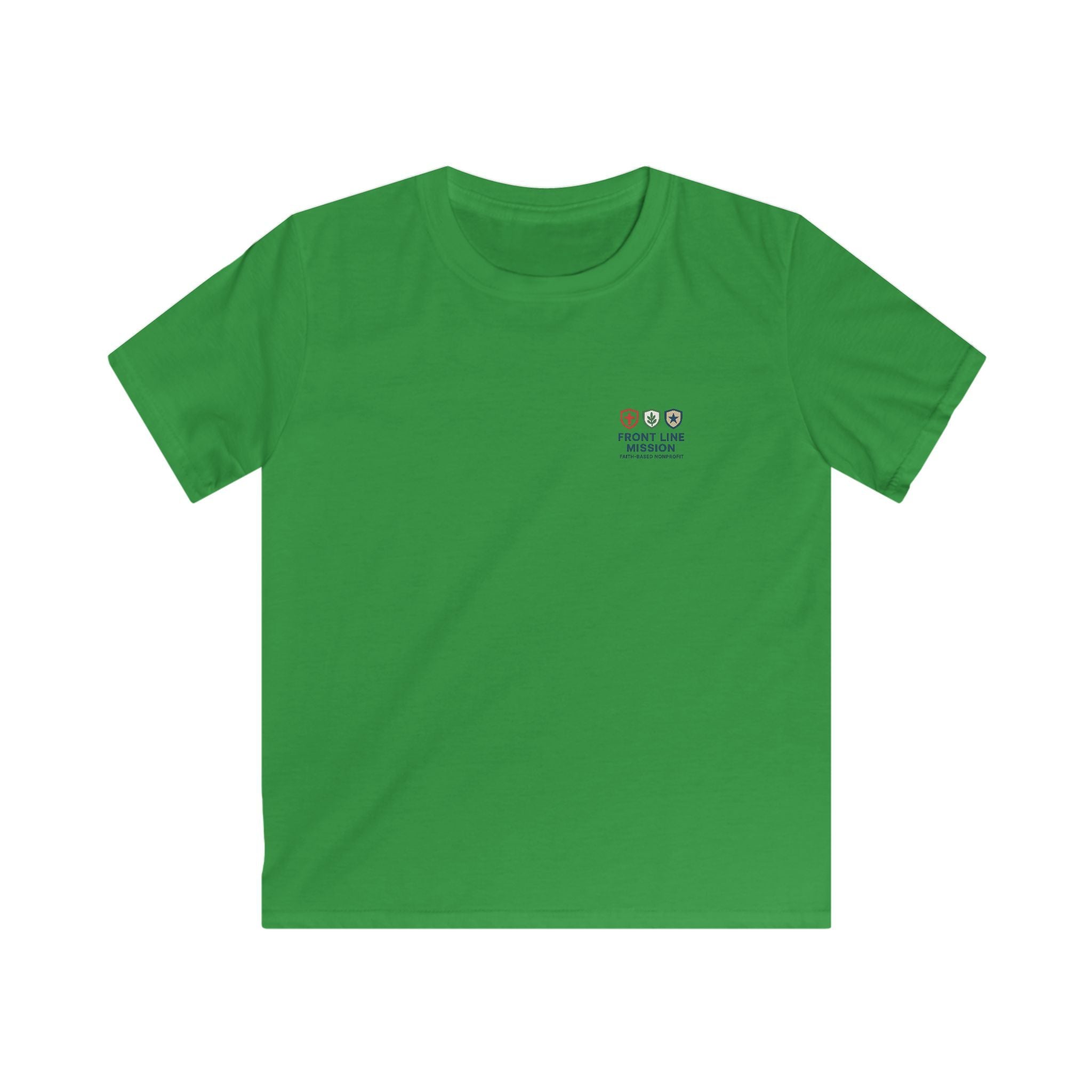 At Front Line Mission Kids T‑Shirt — First Responders Tribute Tee