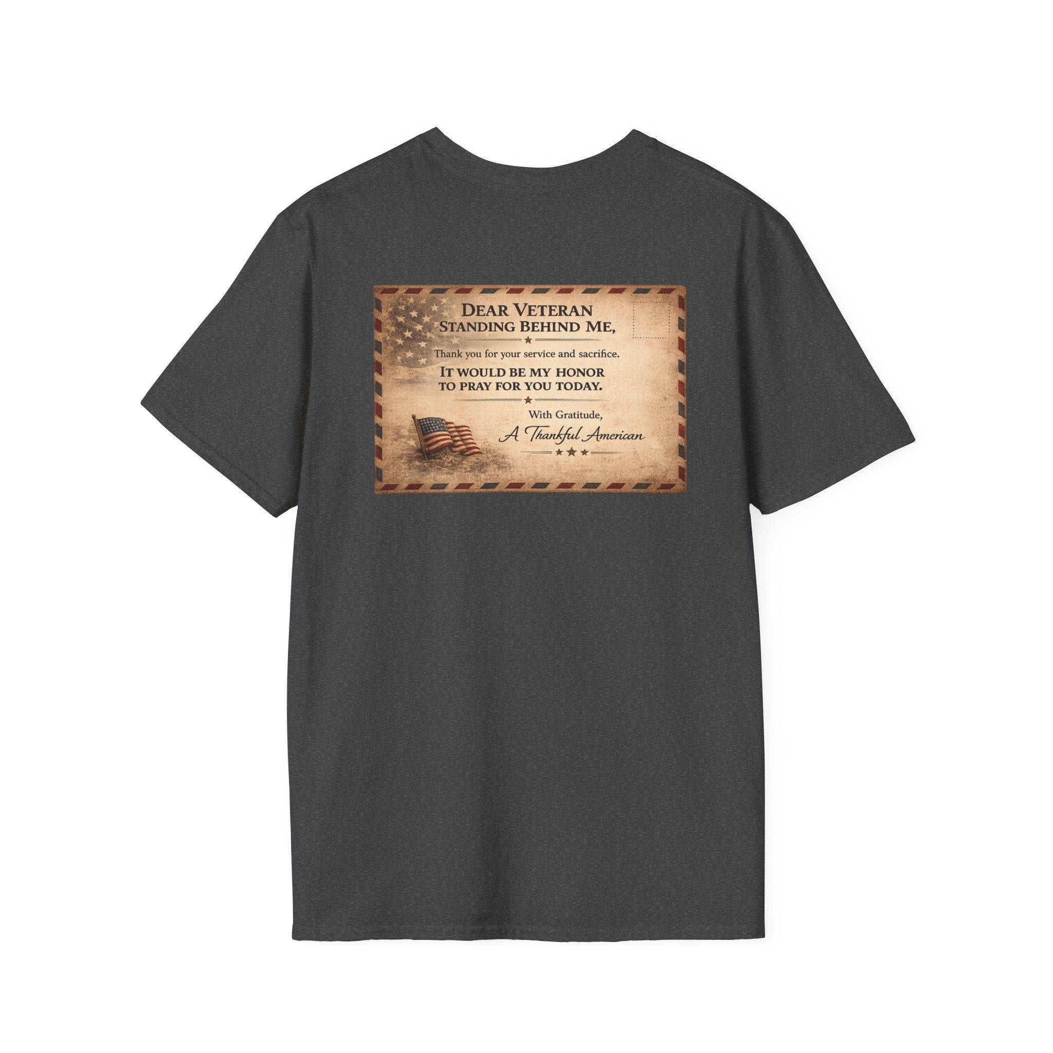 Front Line Mission Logo T‑Shirt — Minimal Small Chest Graphic