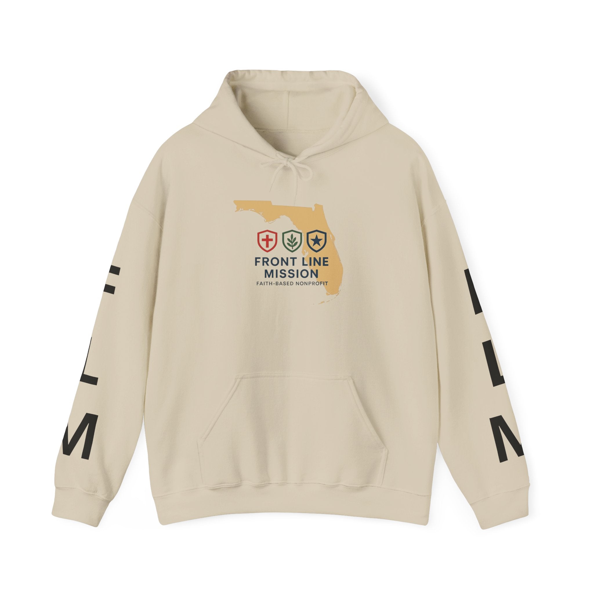 Front Line Mission Florida Hoodie — 'Need. Pray. Tap My Shoulder' Relief Support Hoodie