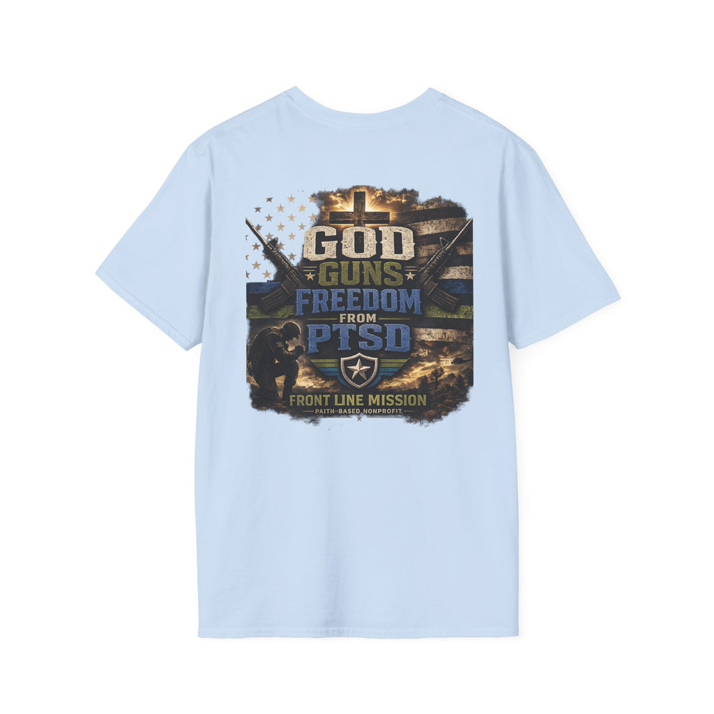 Florida Front Line Mission Tee — Small Chest Logo Volunteer/Charity T-Shirt