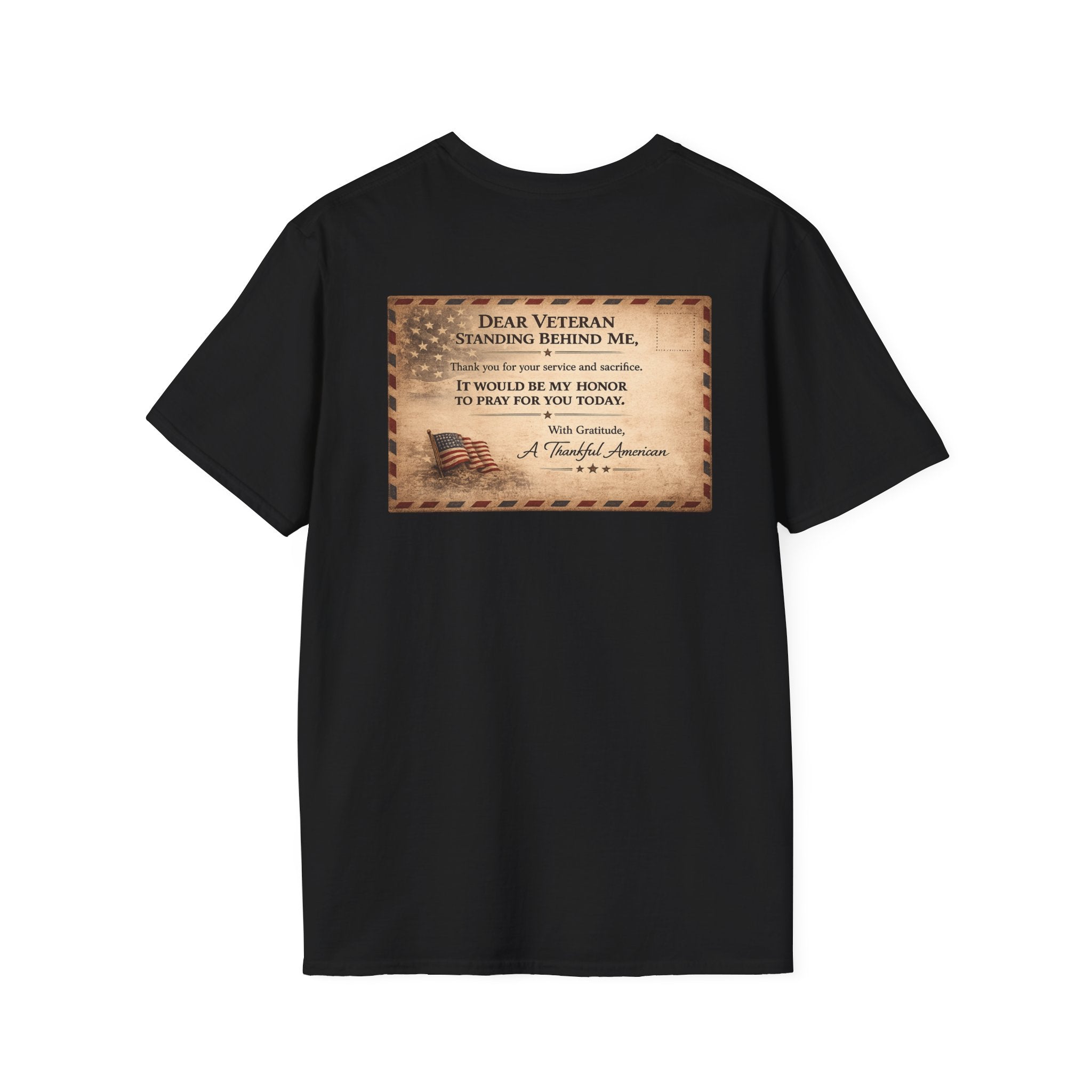 Front Line Mission Logo T‑Shirt — Minimal Small Chest Graphic