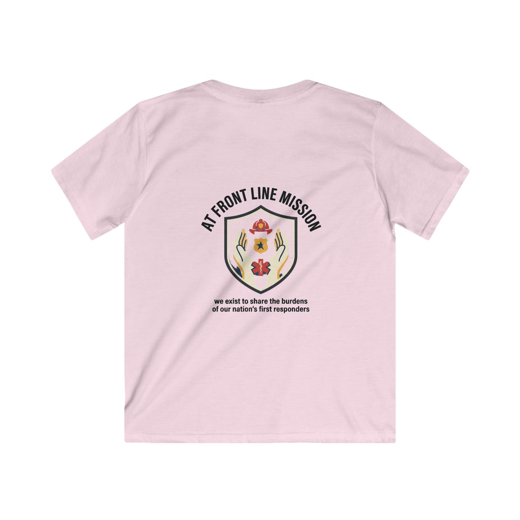 At Front Line Mission Kids T‑Shirt — First Responders Tribute Tee