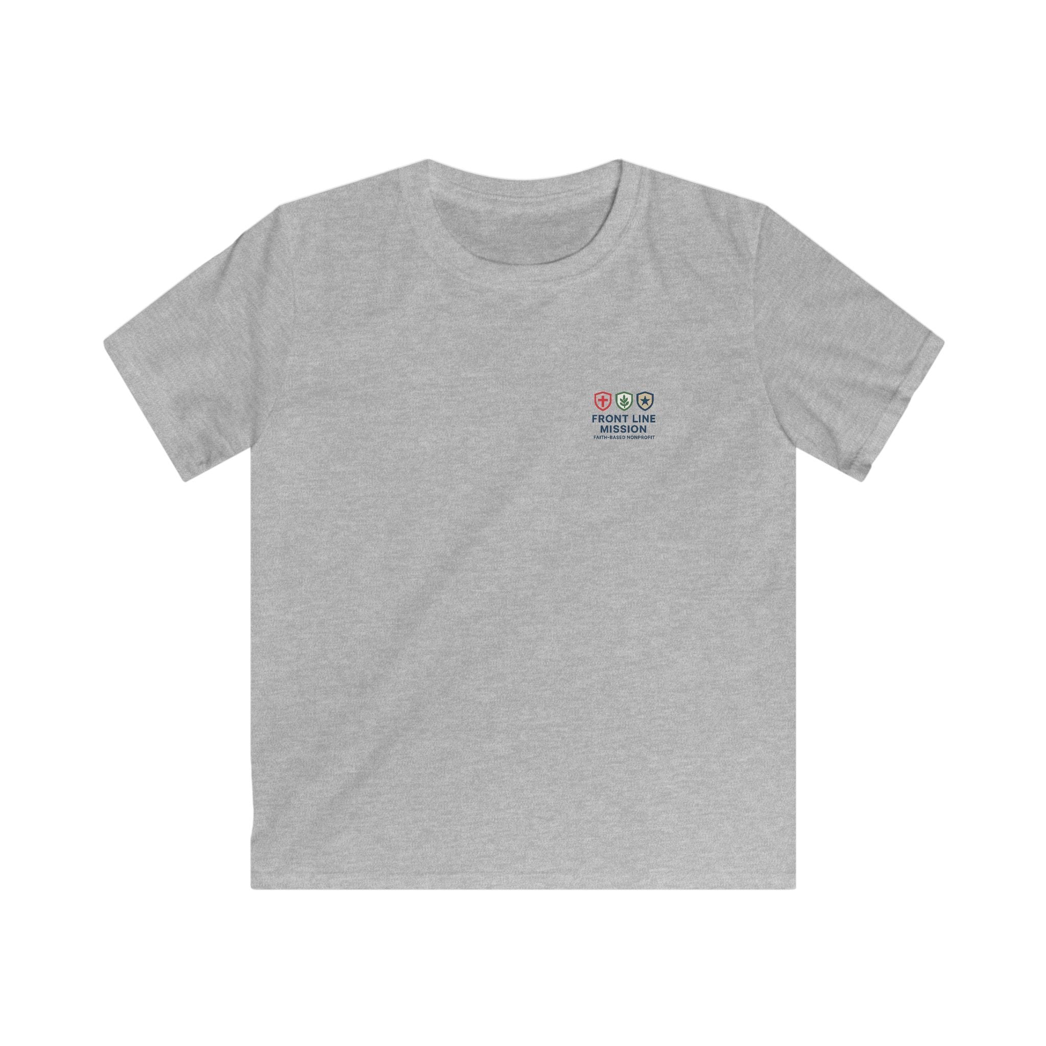 At Front Line Mission Kids T‑Shirt — First Responders Tribute Tee