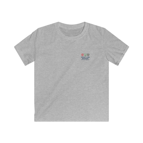 At Front Line Mission Kids T‑Shirt — First Responders Tribute Tee