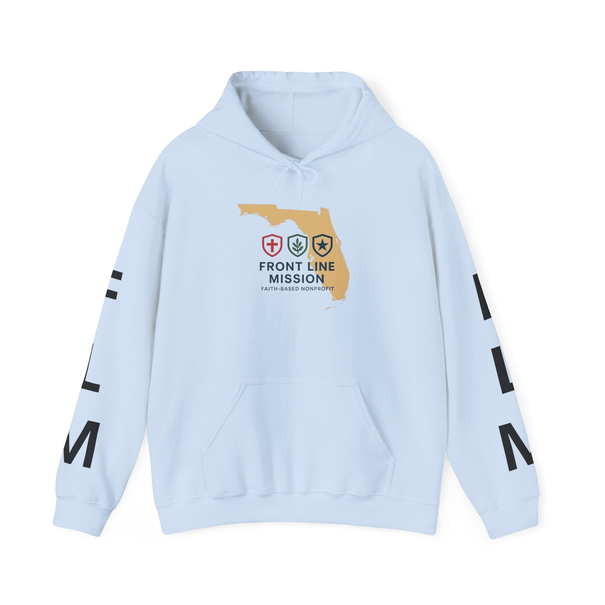 Front Line Mission Florida Hoodie — 'Need. Pray. Tap My Shoulder' Relief Support Hoodie