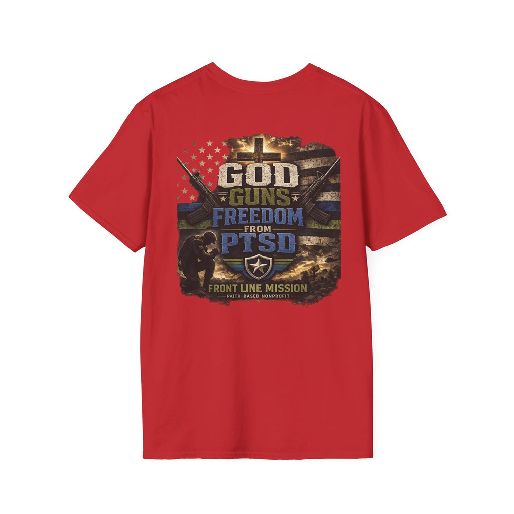 Florida Front Line Mission Tee — Small Chest Logo Volunteer/Charity T-Shirt
