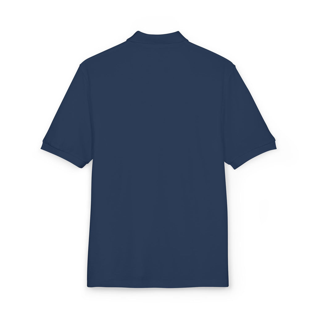 Florida Floral Map Embroidered Polo Shirt