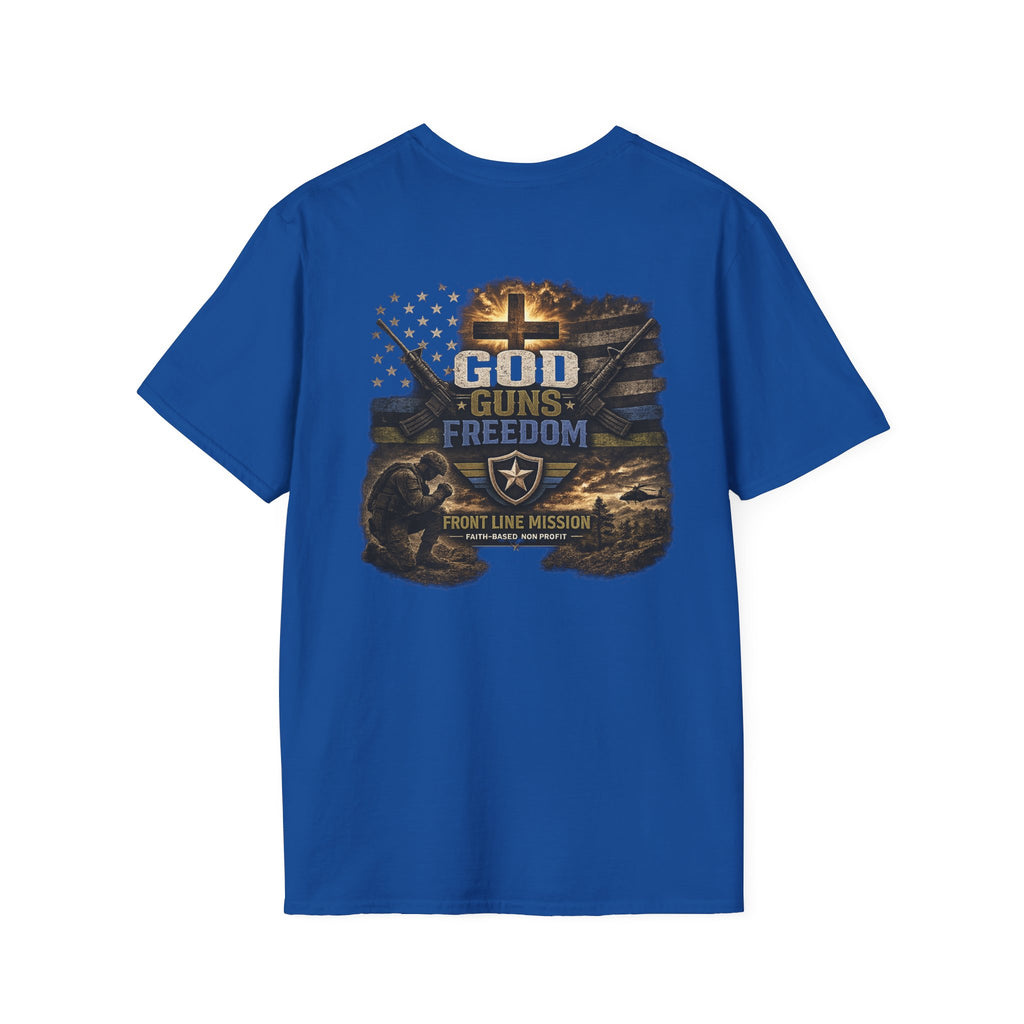 Florida Front Line Mission Tee — Small Chest Logo Volunteer/Charity T-Shirt