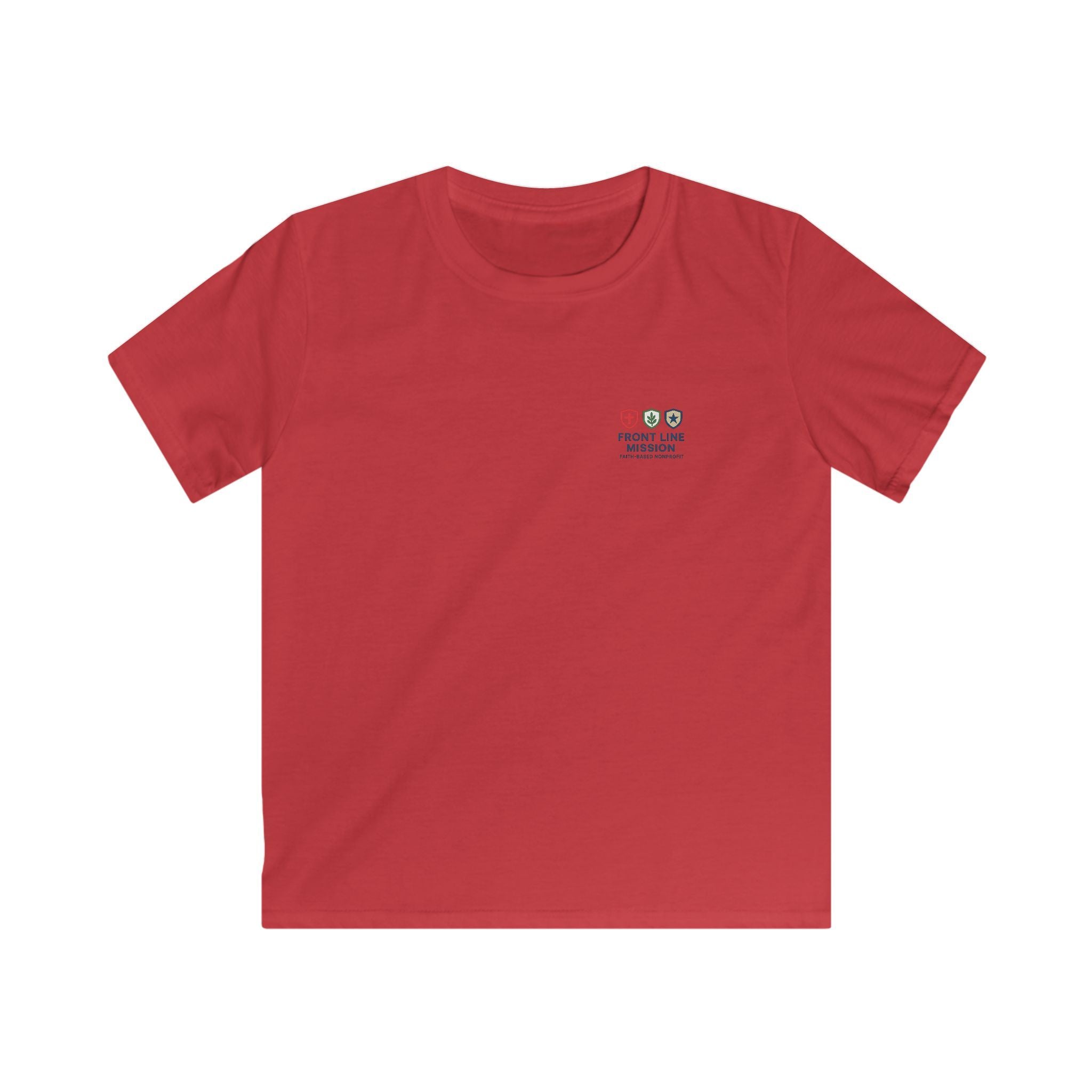 At Front Line Mission Kids T‑Shirt — First Responders Tribute Tee