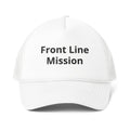 Frontline Mission Trucker Cap — Embroidered Foam Mesh-Back Hat