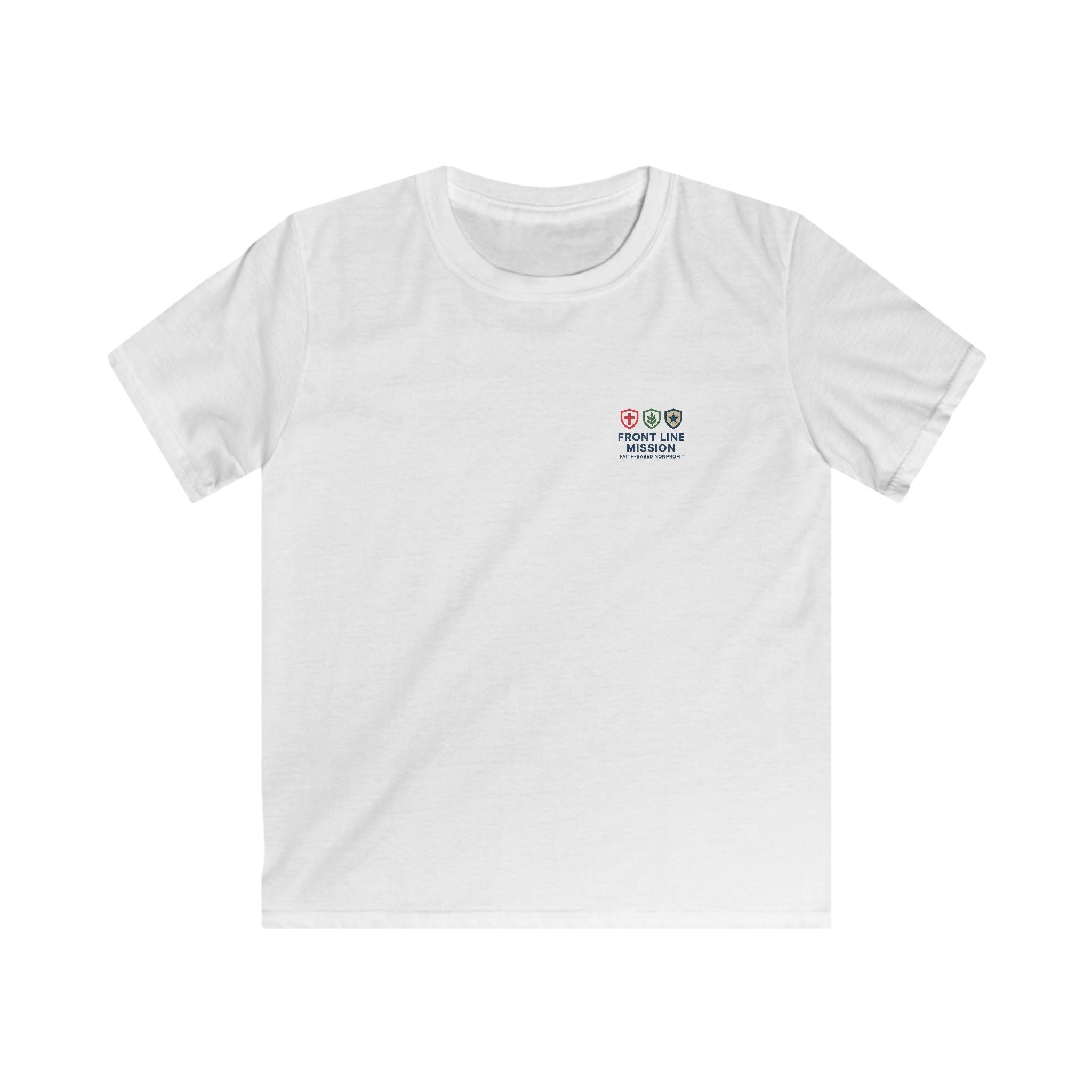 At Front Line Mission Kids T‑Shirt — First Responders Tribute Tee