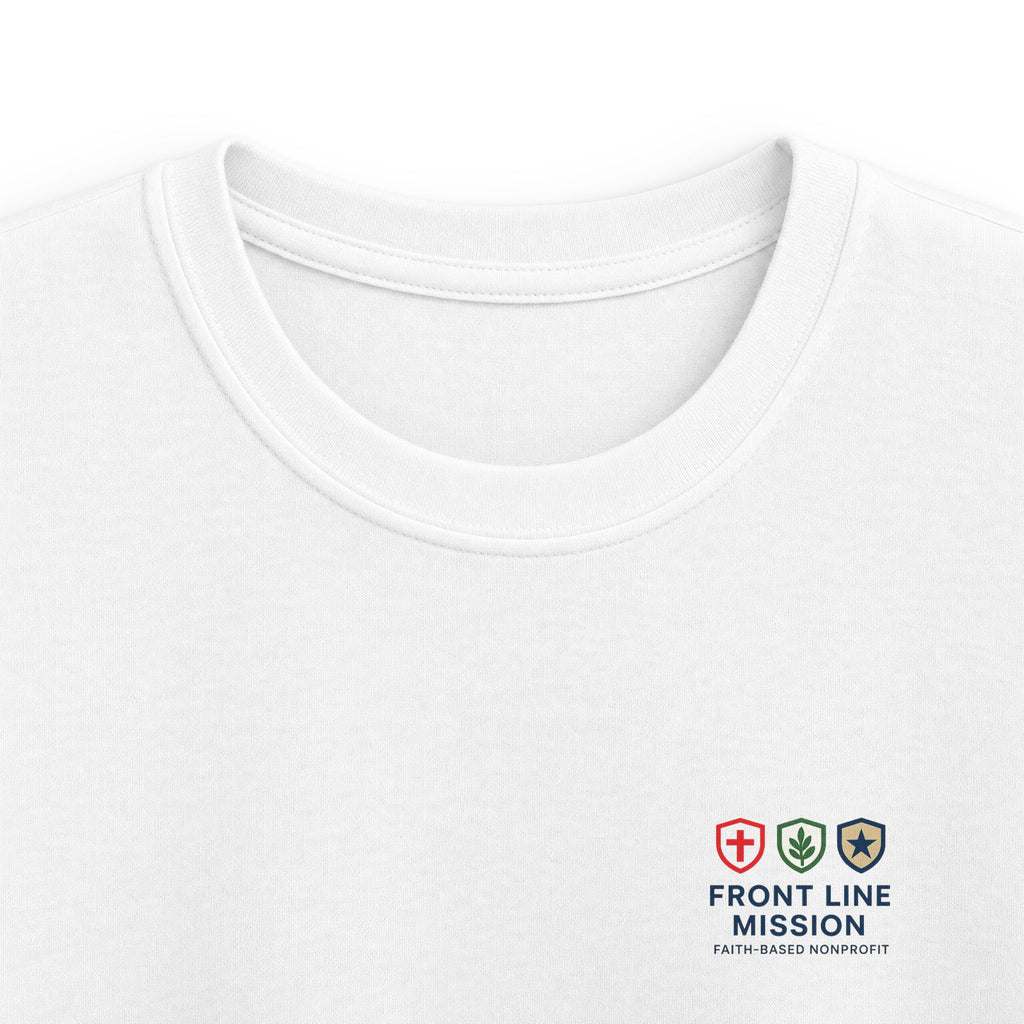 At Front Line Mission Kids T‑Shirt — First Responders Tribute Tee