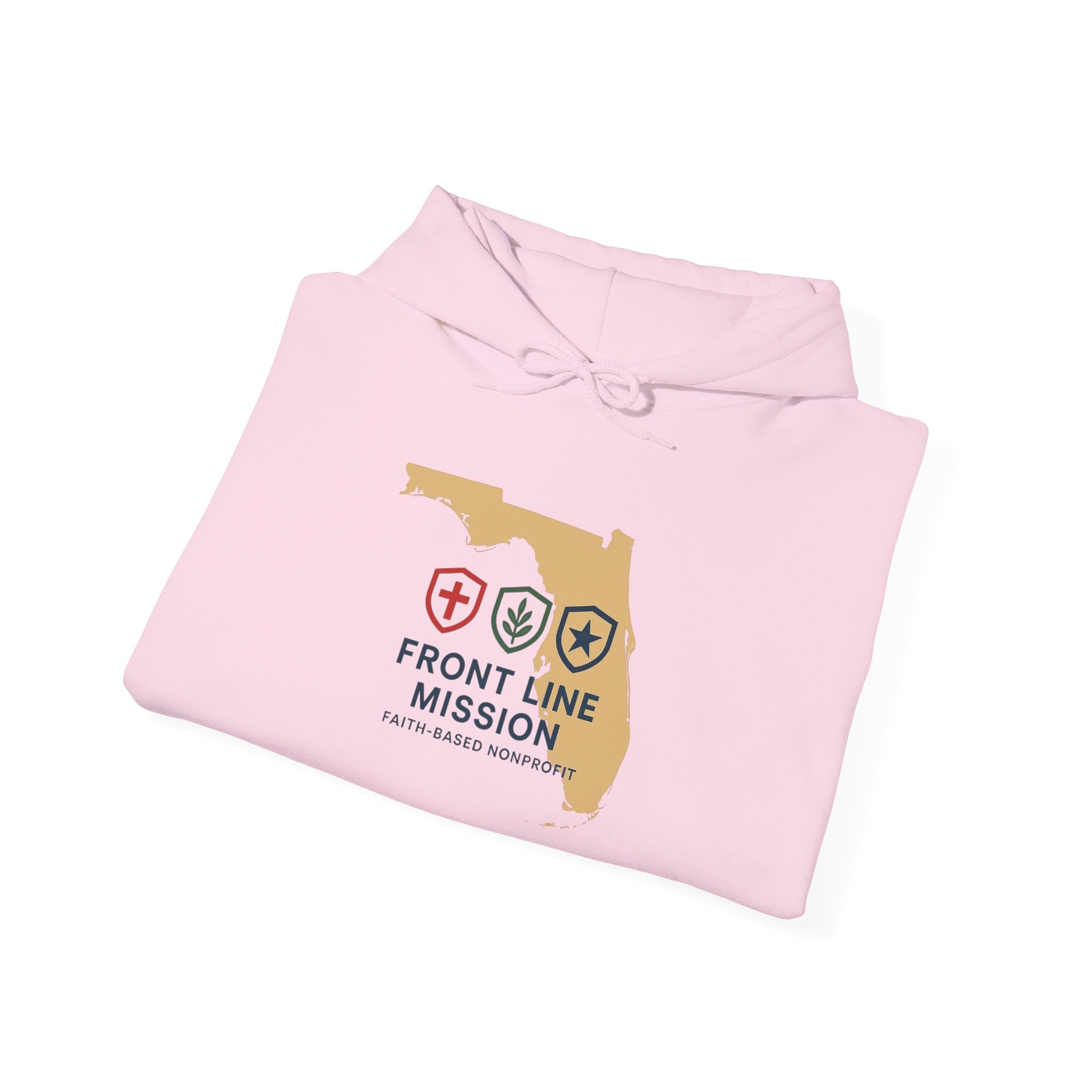 Front Line Mission Florida Hoodie — 'Need. Pray. Tap My Shoulder' Relief Support Hoodie