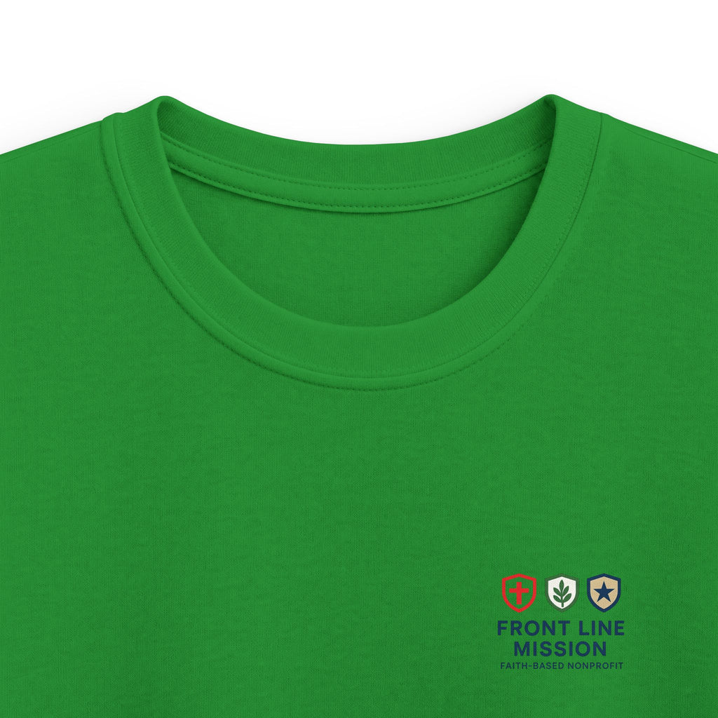 At Front Line Mission Kids T‑Shirt — First Responders Tribute Tee