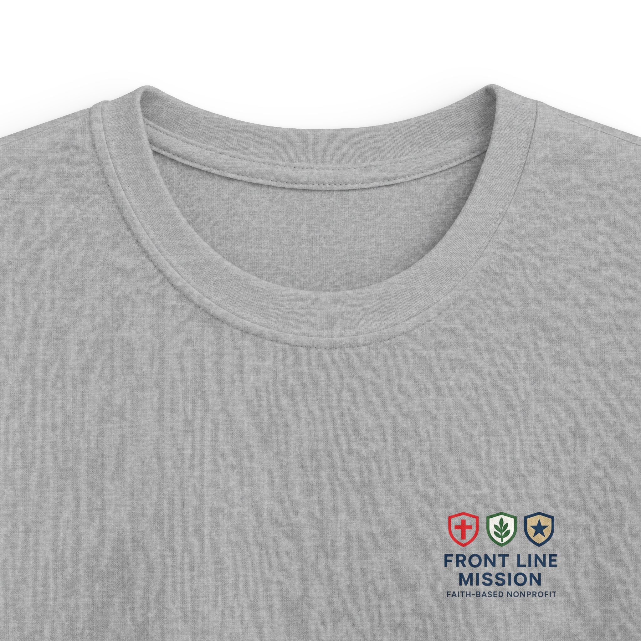 At Front Line Mission Kids T‑Shirt — First Responders Tribute Tee