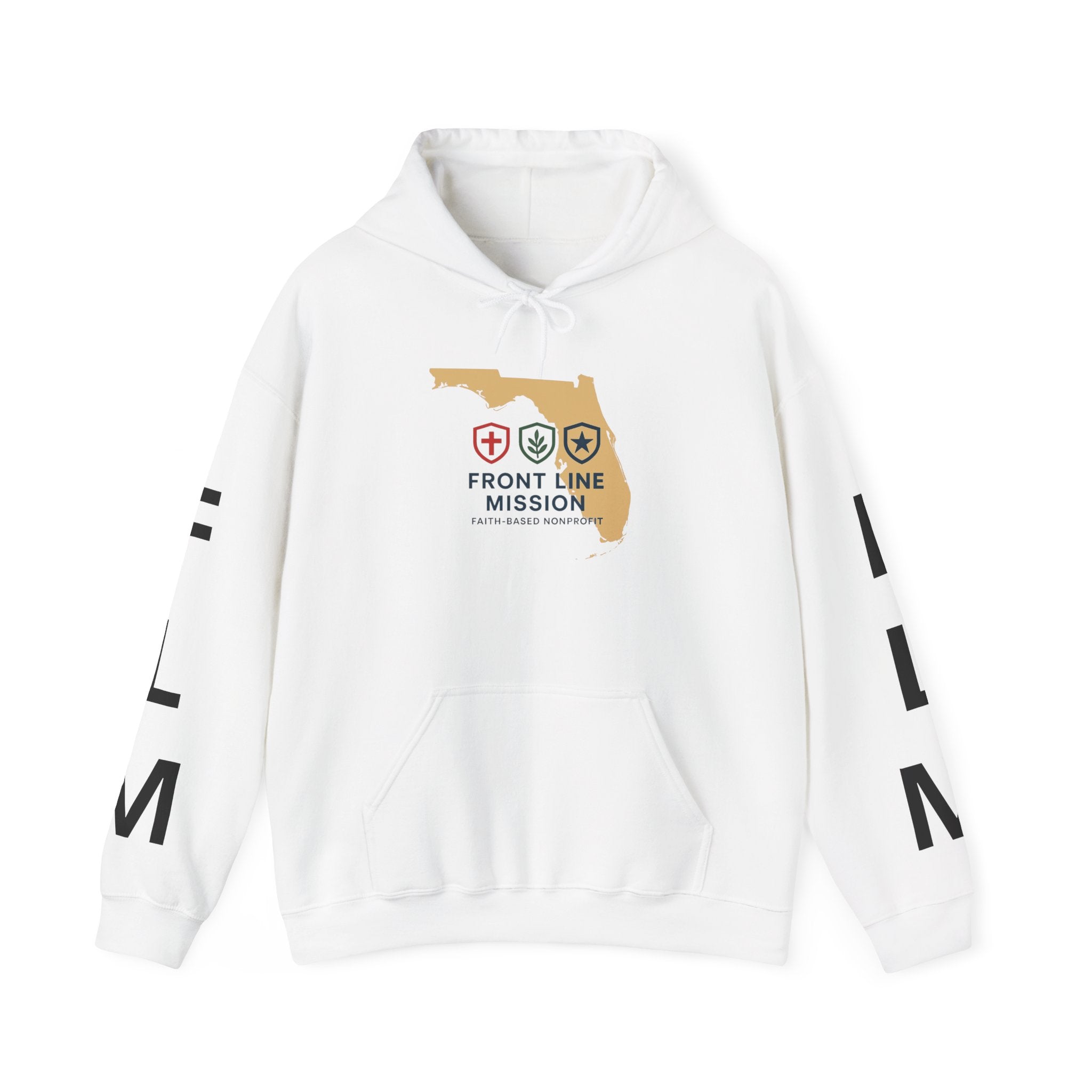 Front Line Mission Florida Hoodie — 'Need. Pray. Tap My Shoulder' Relief Support Hoodie