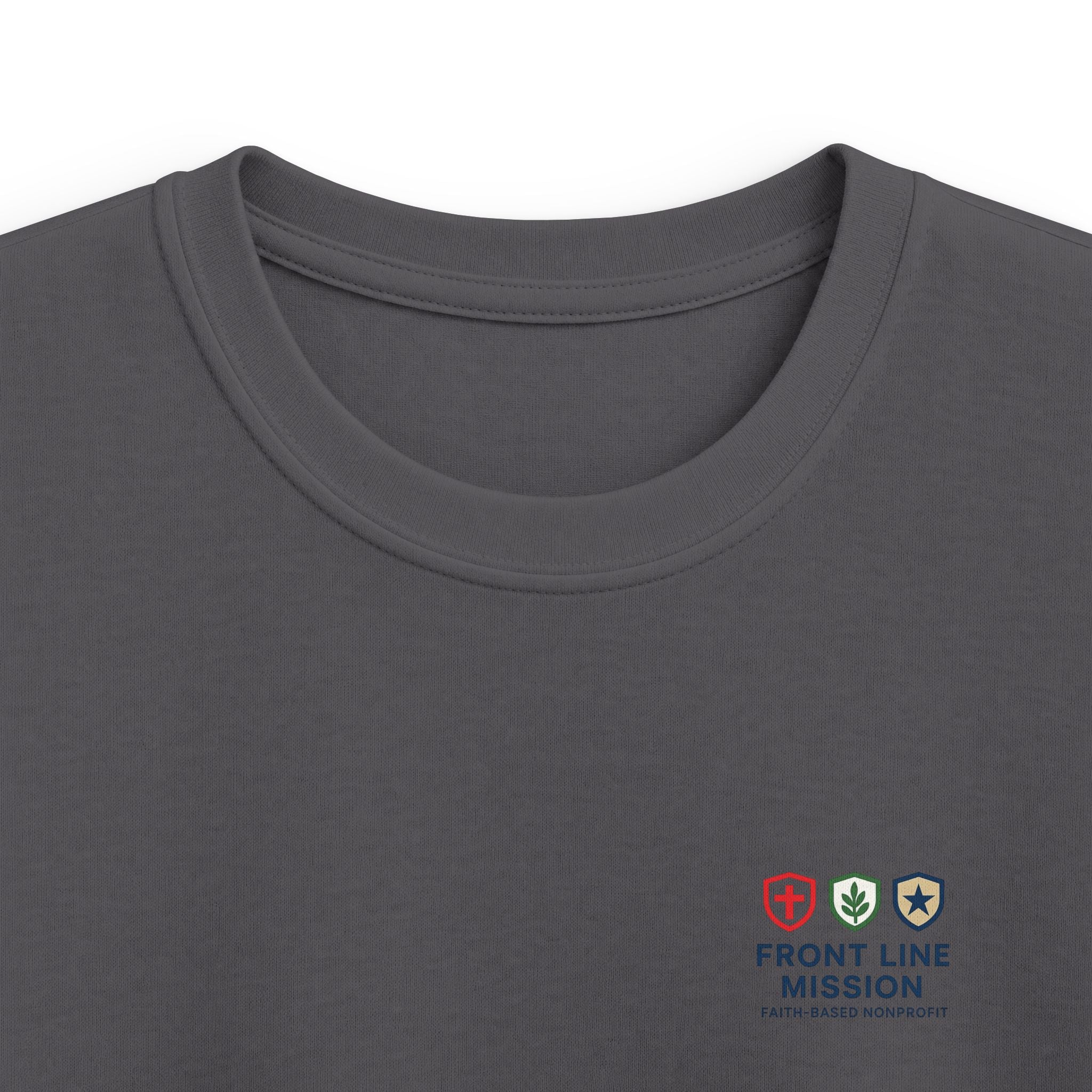 At Front Line Mission Kids T‑Shirt — First Responders Tribute Tee