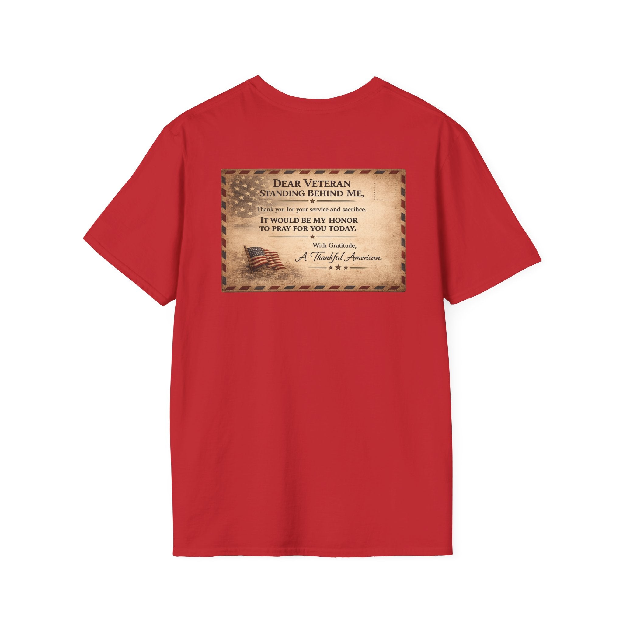 Front Line Mission Logo T‑Shirt — Minimal Small Chest Graphic