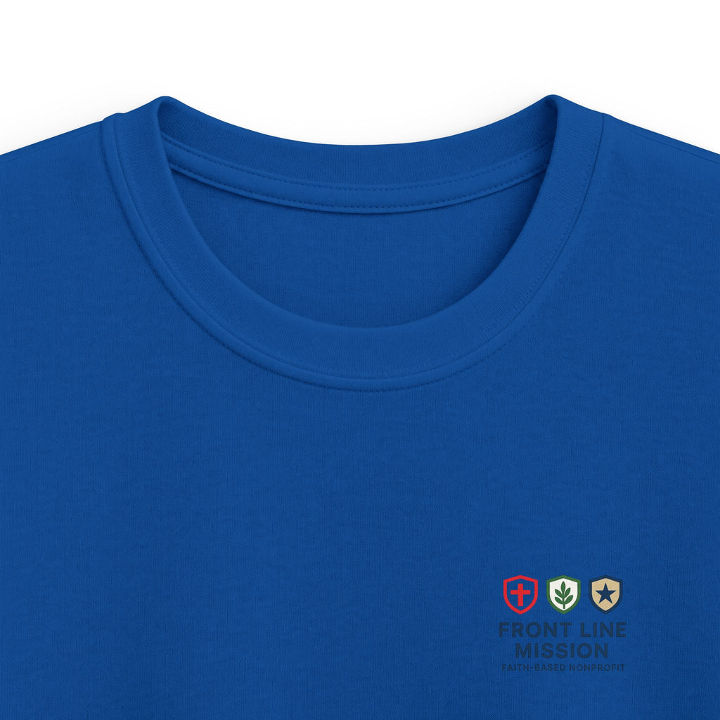 At Front Line Mission Kids T‑Shirt — First Responders Tribute Tee