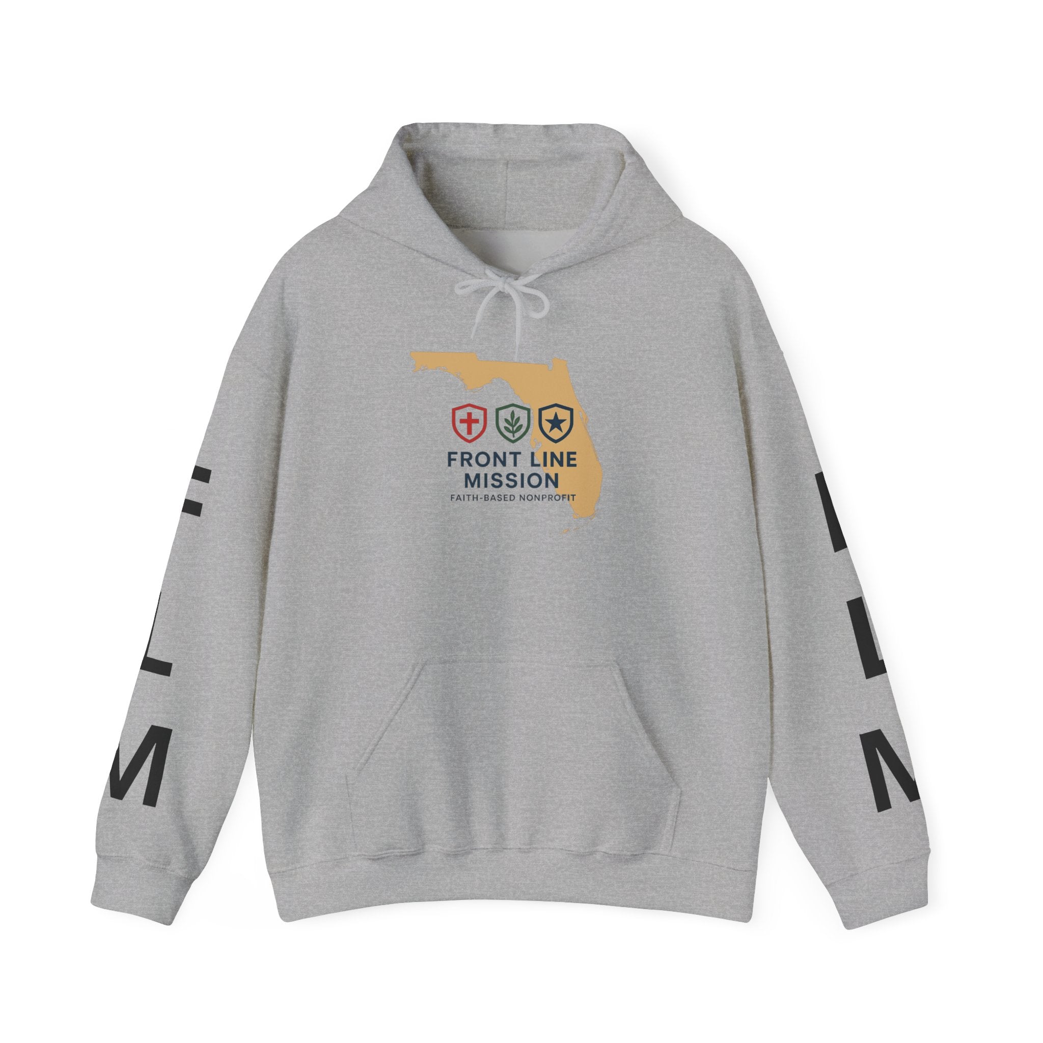Front Line Mission Florida Hoodie — 'Need. Pray. Tap My Shoulder' Relief Support Hoodie