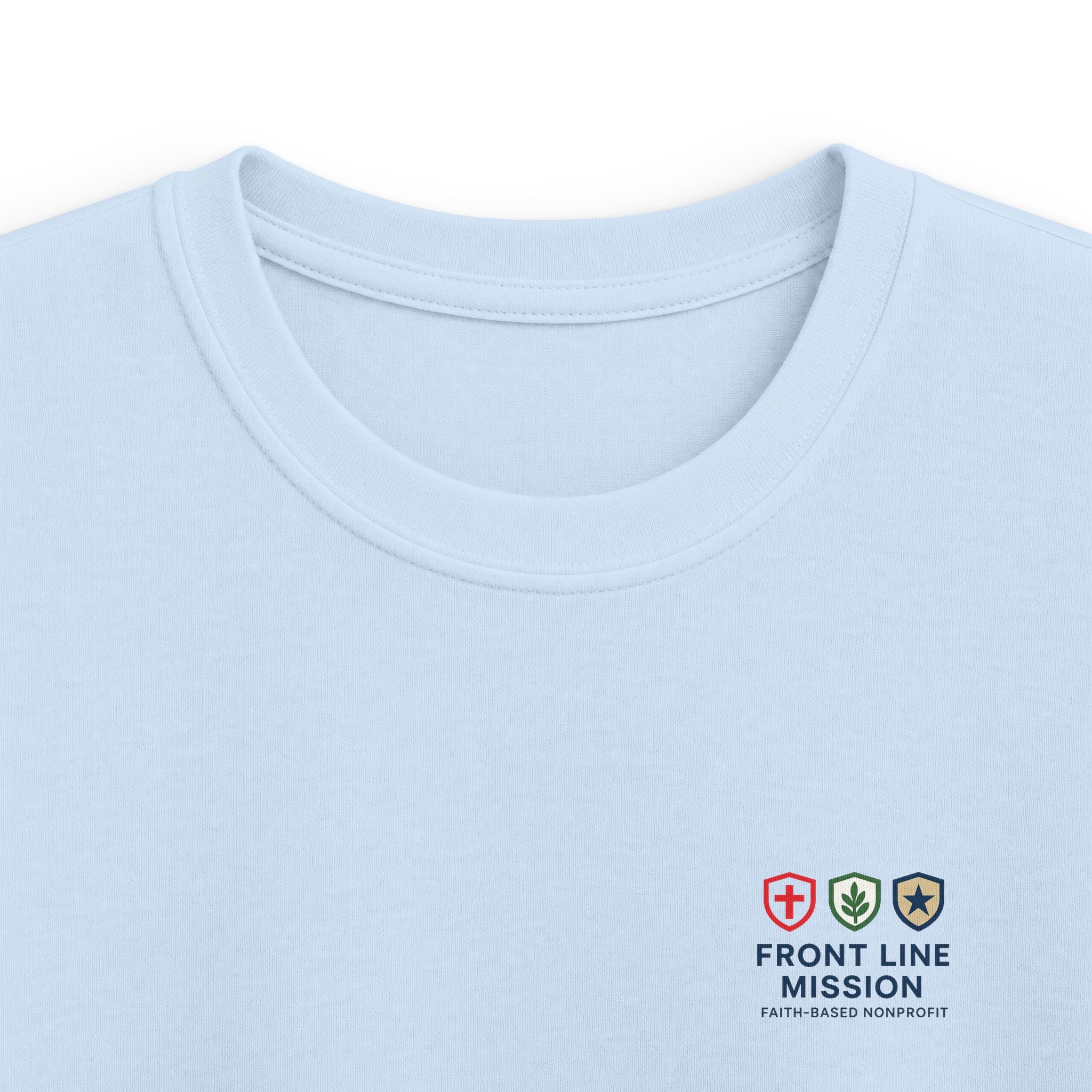 At Front Line Mission Kids T‑Shirt — First Responders Tribute Tee